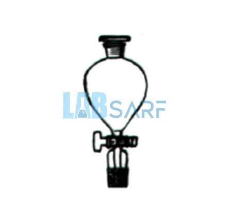 Teflon  Musluklu Armudi Damlatma Hunisi